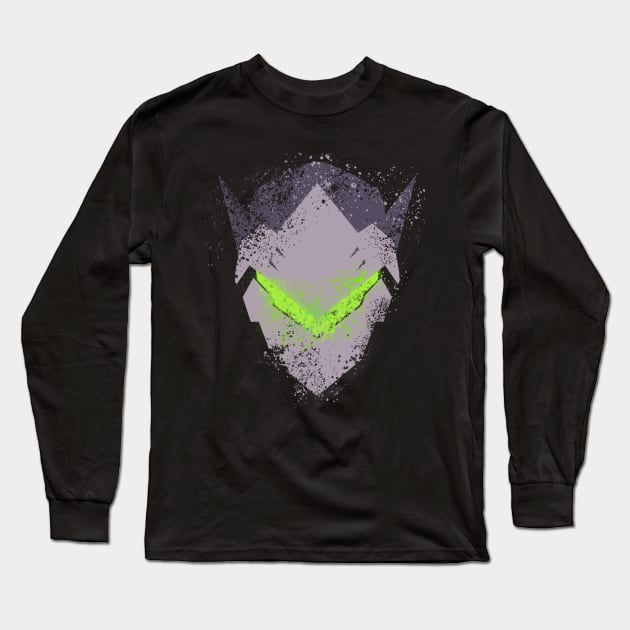 genji splattered Long Sleeve T-Shirt by k4k7uz